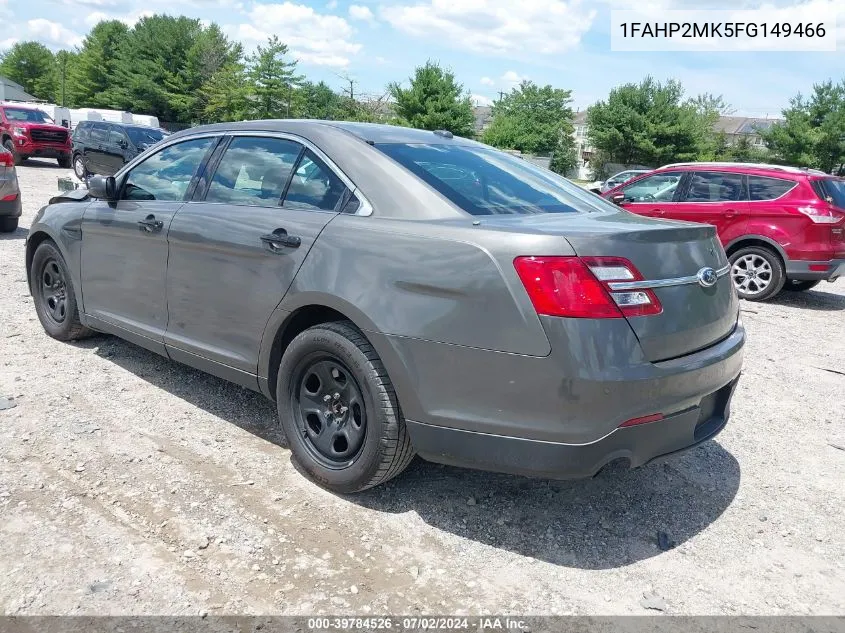 2015 Ford Police Interceptor VIN: 1FAHP2MK5FG149466 Lot: 39784526