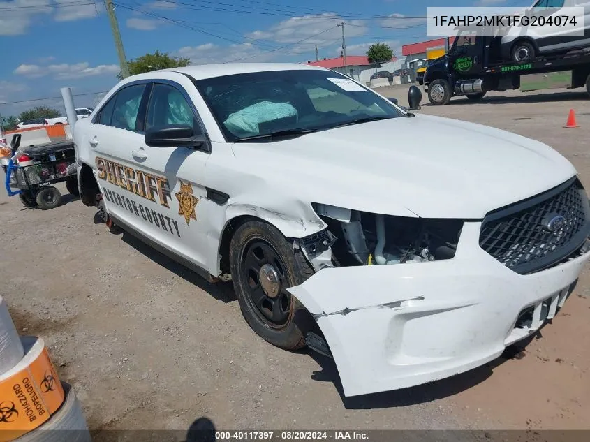 2015 Ford Police Interceptor VIN: 1FAHP2MK1FG204074 Lot: 40117397