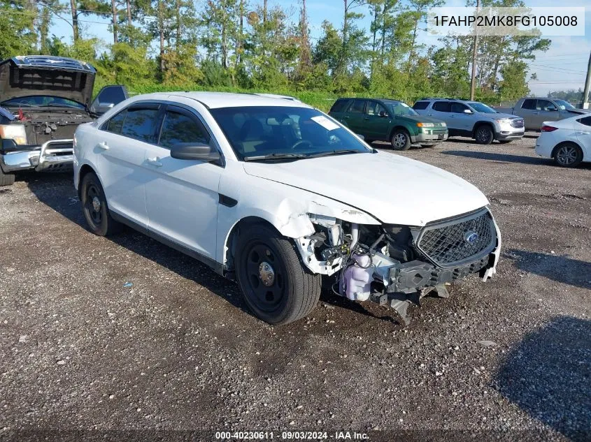 2015 Ford Police Interceptor VIN: 1FAHP2MK8FG105008 Lot: 40230611