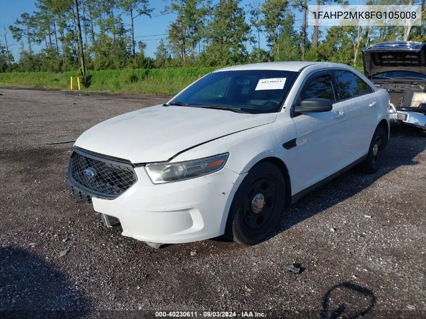 2015 Ford Police Interceptor VIN: 1FAHP2MK8FG105008 Lot: 40230611