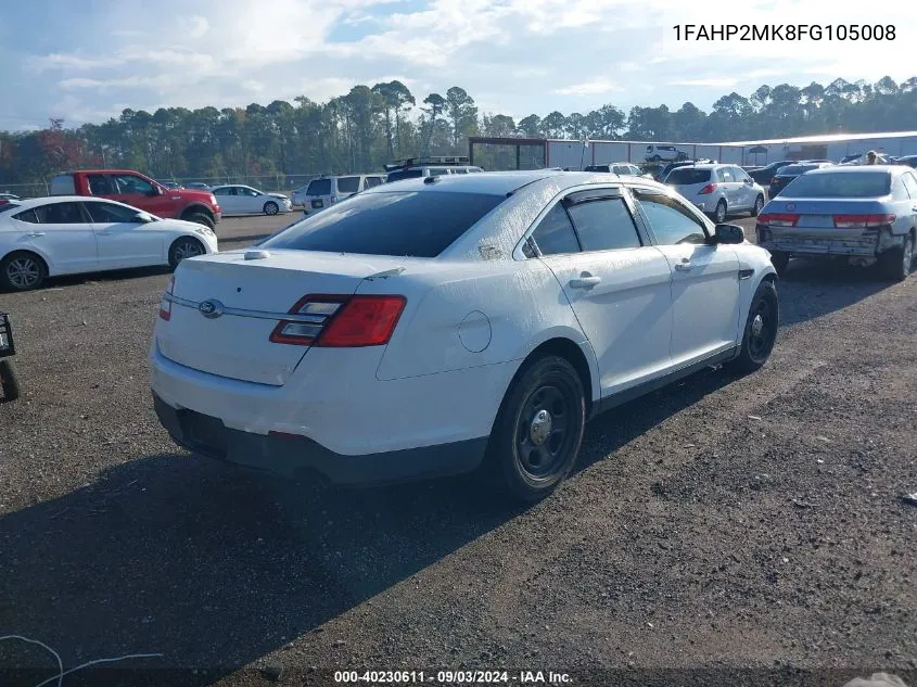 2015 Ford Police Interceptor VIN: 1FAHP2MK8FG105008 Lot: 40230611