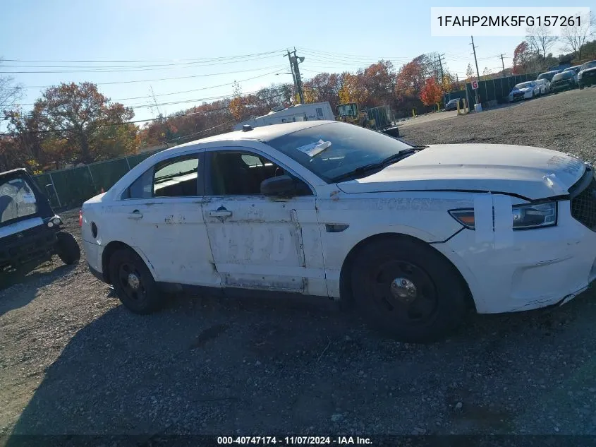 2015 Ford Police Interceptor VIN: 1FAHP2MK5FG157261 Lot: 40747174