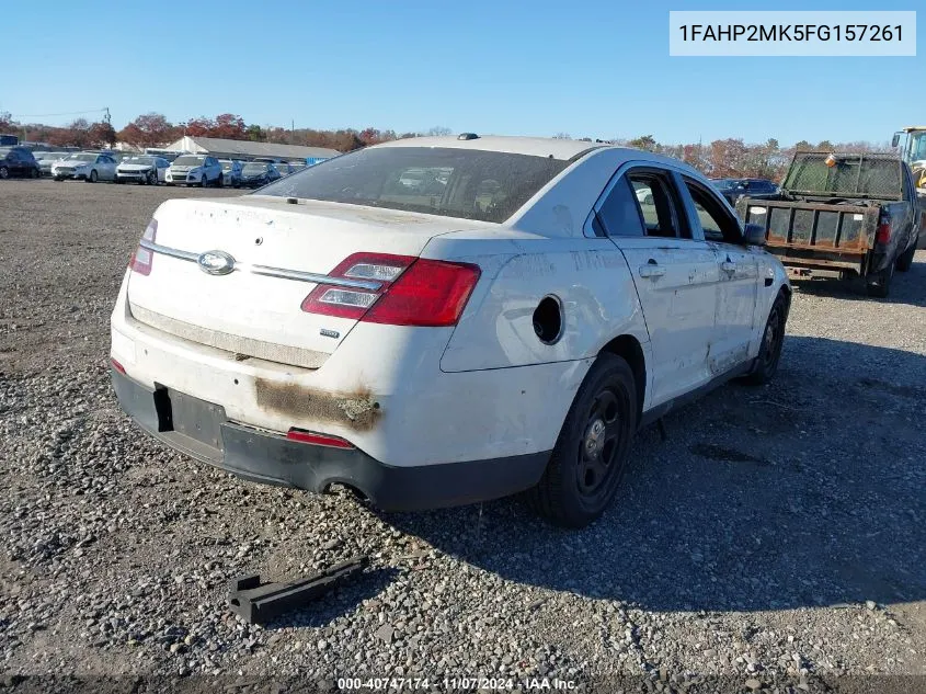 2015 Ford Police Interceptor VIN: 1FAHP2MK5FG157261 Lot: 40747174