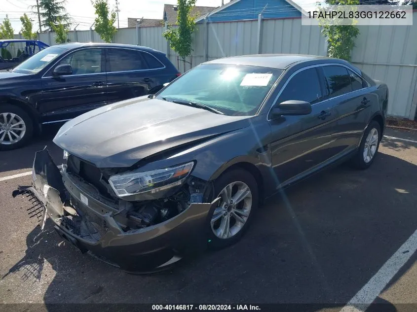 1FAHP2L83GG122662 2016 Ford Police Interceptor