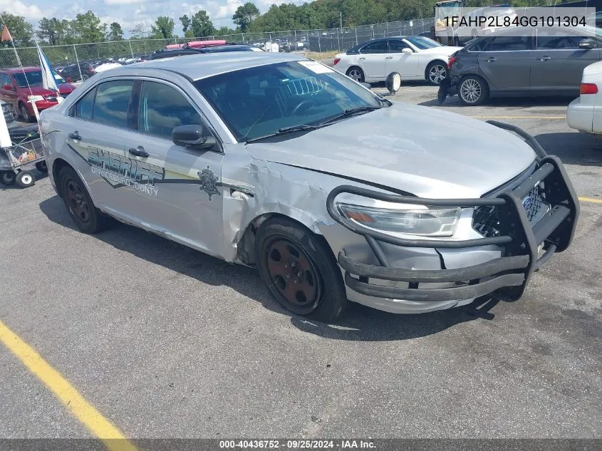 2016 Ford Police Interceptor VIN: 1FAHP2L84GG101304 Lot: 40436752