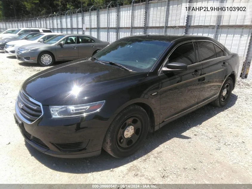 2017 Ford Police Interceptor VIN: 1FAHP2L9HHG103902 Lot: 39660547