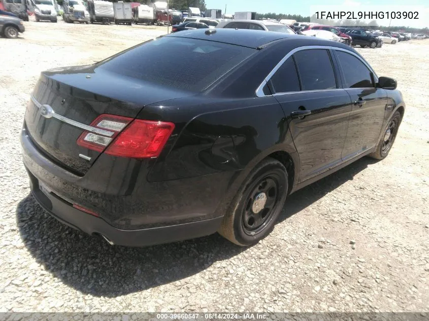 2017 Ford Police Interceptor VIN: 1FAHP2L9HHG103902 Lot: 39660547