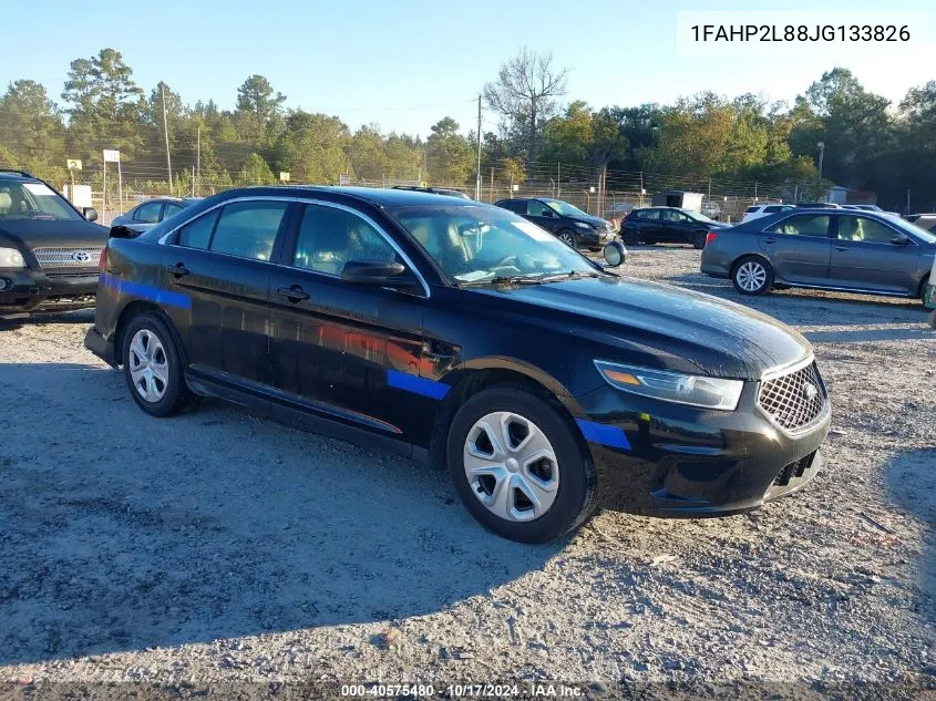 2018 Ford Police Interceptor VIN: 1FAHP2L88JG133826 Lot: 40575480