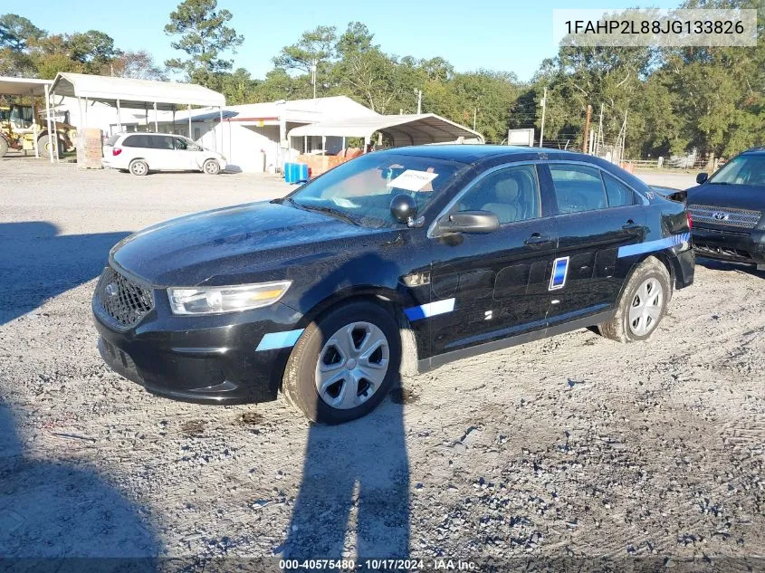 2018 Ford Police Interceptor VIN: 1FAHP2L88JG133826 Lot: 40575480