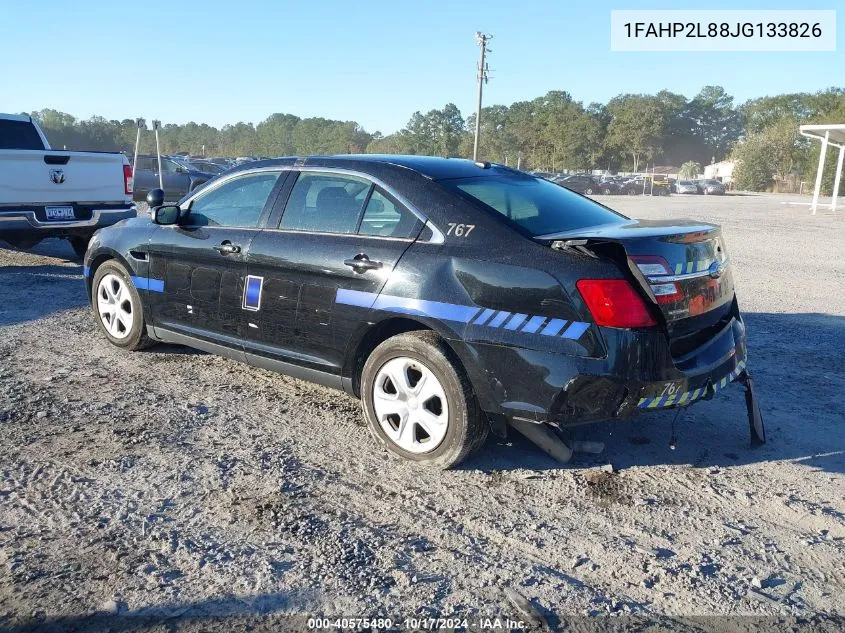 2018 Ford Police Interceptor VIN: 1FAHP2L88JG133826 Lot: 40575480