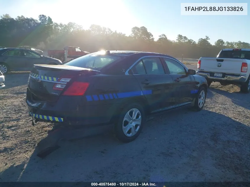 2018 Ford Police Interceptor VIN: 1FAHP2L88JG133826 Lot: 40575480