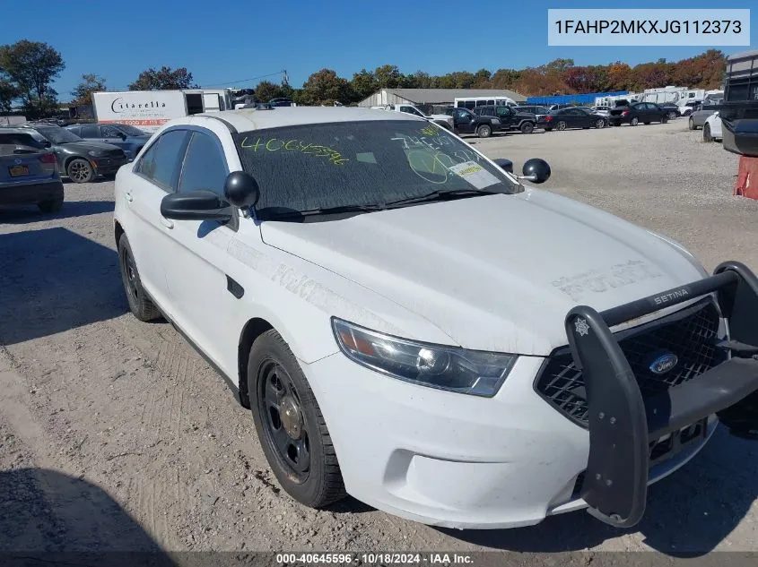 2018 Ford Police Interceptor VIN: 1FAHP2MKXJG112373 Lot: 40645596