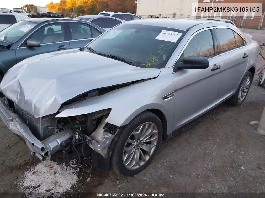 2019 Ford Police Interceptor VIN: 1FAHP2MK8KG109165 Lot: 40765292