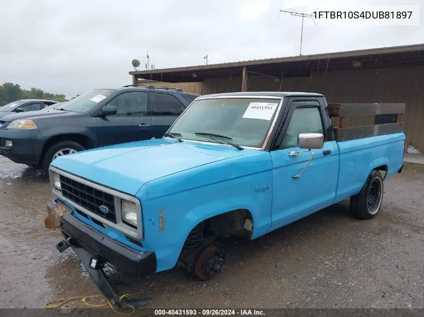 1983 Ford Ranger VIN: 1FTBR10S4DUB81897 Lot: 40431593