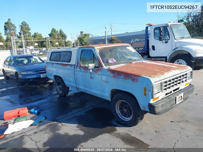 1984 Ford Ranger VIN: 1FTCR10S2EUC94267 Lot: 40450535