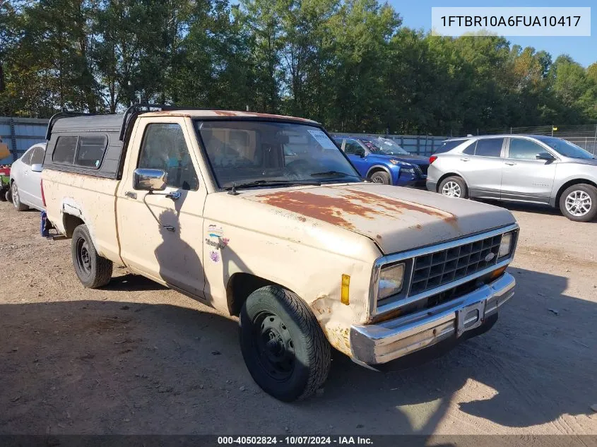 1FTBR10A6FUA10417 1985 Ford Ranger