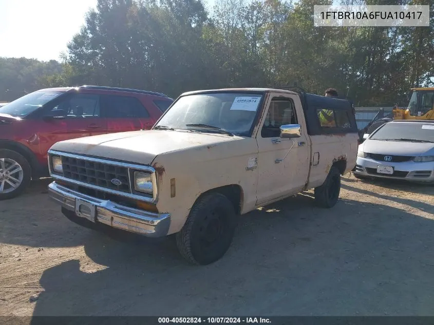 1FTBR10A6FUA10417 1985 Ford Ranger