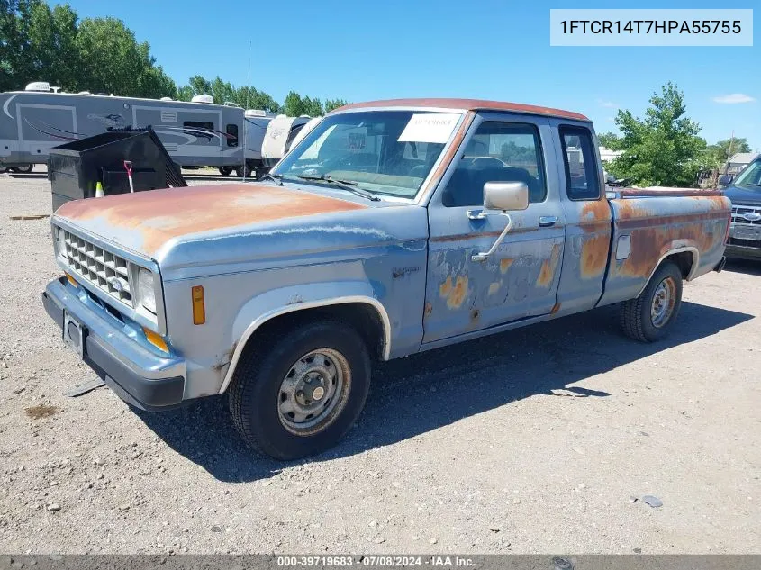 1987 Ford Ranger Super Cab VIN: 1FTCR14T7HPA55755 Lot: 39719683