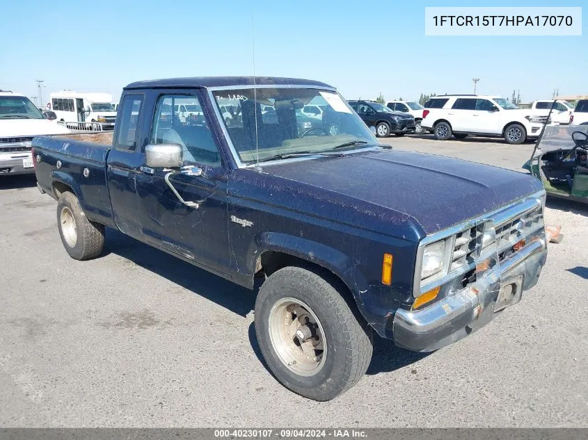 1FTCR15T7HPA17070 1987 Ford Ranger Super Cab