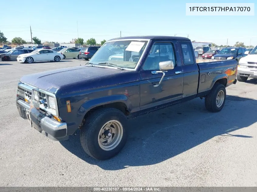 1FTCR15T7HPA17070 1987 Ford Ranger Super Cab