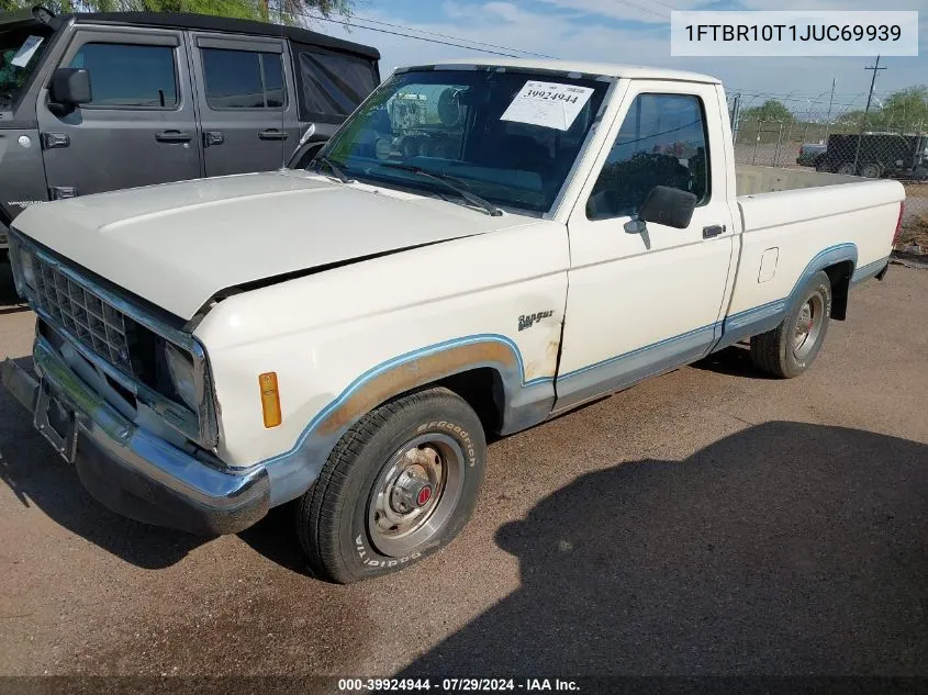 1988 Ford Ranger VIN: 1FTBR10T1JUC69939 Lot: 39924944