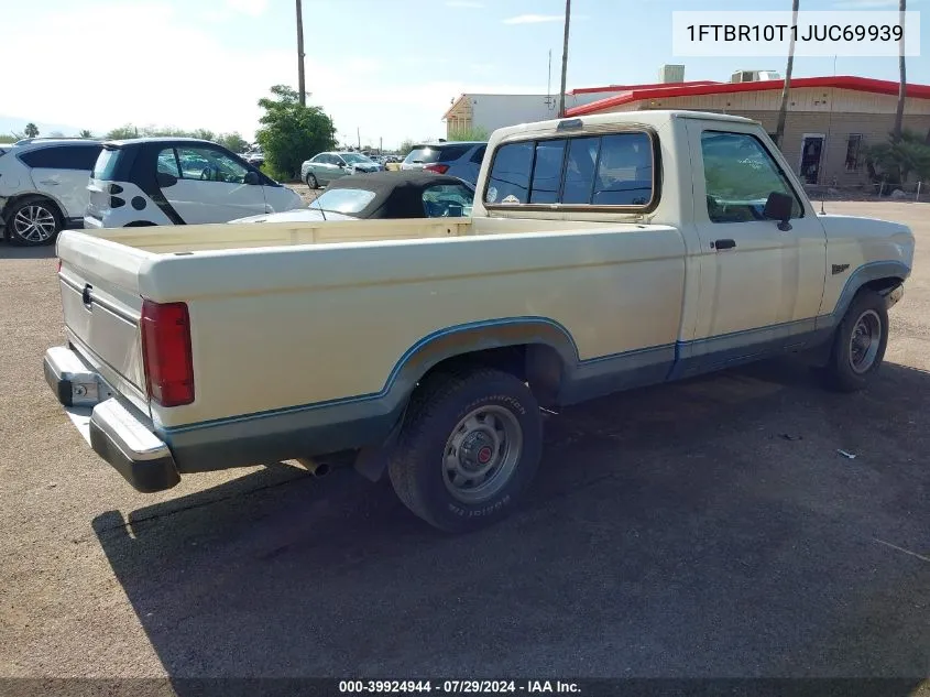 1988 Ford Ranger VIN: 1FTBR10T1JUC69939 Lot: 39924944