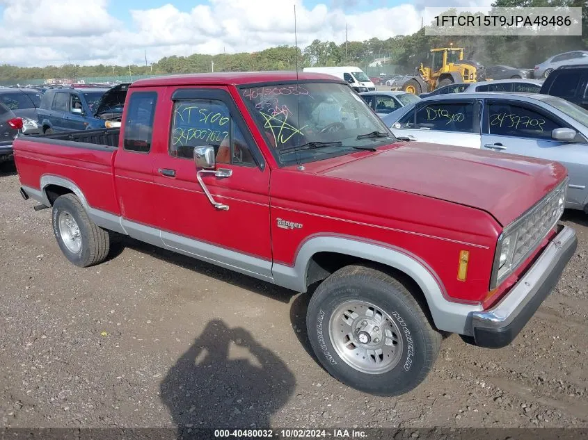 1988 Ford Ranger Super Cab VIN: 1FTCR15T9JPA48486 Lot: 40480032