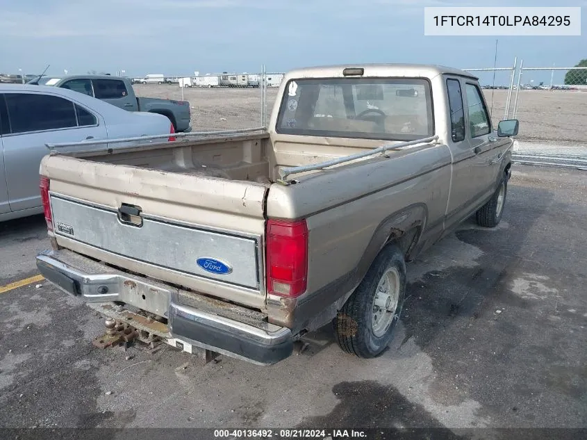 1990 Ford Ranger Super Cab VIN: 1FTCR14T0LPA84295 Lot: 40136492