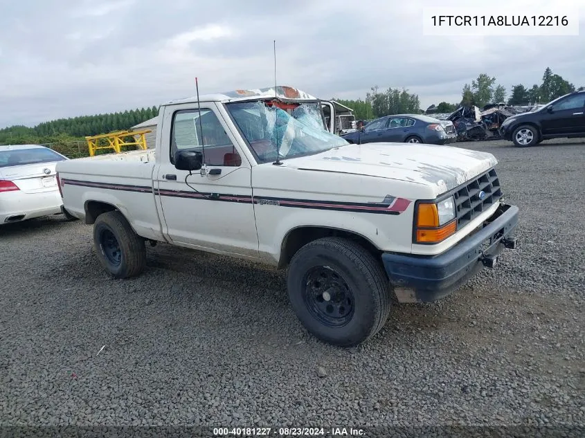 1990 Ford Ranger VIN: 1FTCR11A8LUA12216 Lot: 40181227