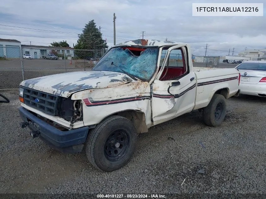 1990 Ford Ranger VIN: 1FTCR11A8LUA12216 Lot: 40181227