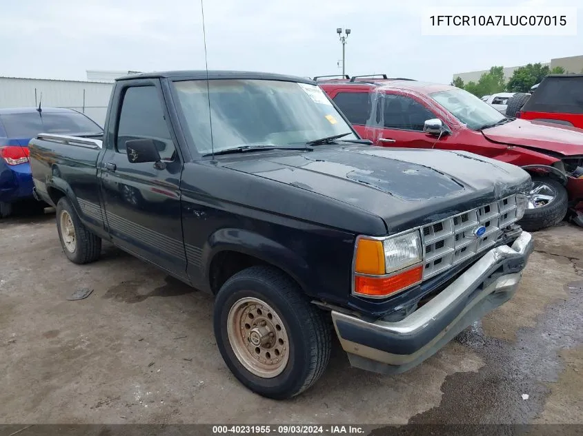 1990 Ford Ranger VIN: 1FTCR10A7LUC07015 Lot: 40231955