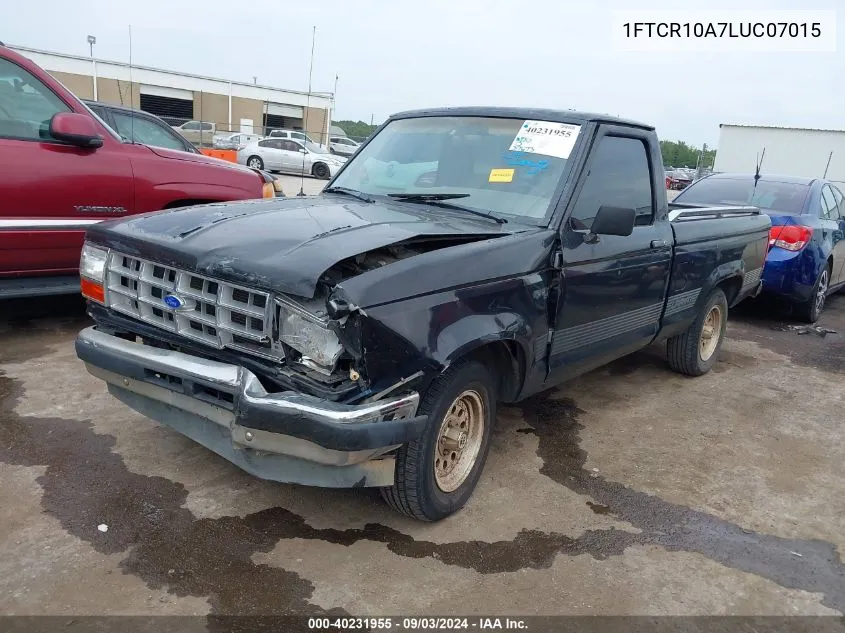 1990 Ford Ranger VIN: 1FTCR10A7LUC07015 Lot: 40231955