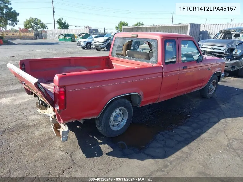 1990 Ford Ranger Super Cab VIN: 1FTCR14T2LPA45157 Lot: 40320249