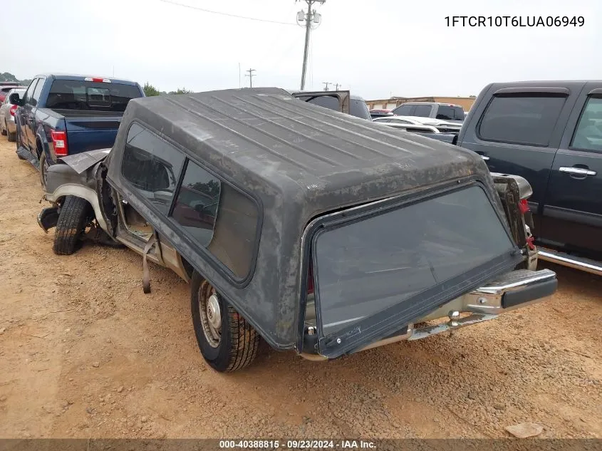 1990 Ford Ranger VIN: 1FTCR10T6LUA06949 Lot: 40388815