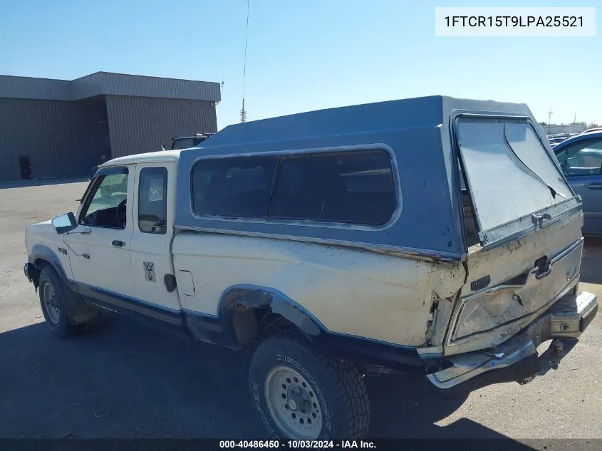 1990 Ford Ranger Super Cab VIN: 1FTCR15T9LPA25521 Lot: 40486450