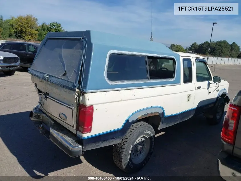 1990 Ford Ranger Super Cab VIN: 1FTCR15T9LPA25521 Lot: 40486450