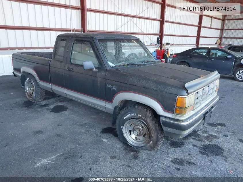 1990 Ford Ranger Super Cab VIN: 1FTCR15T0LPB74304 Lot: 40709599