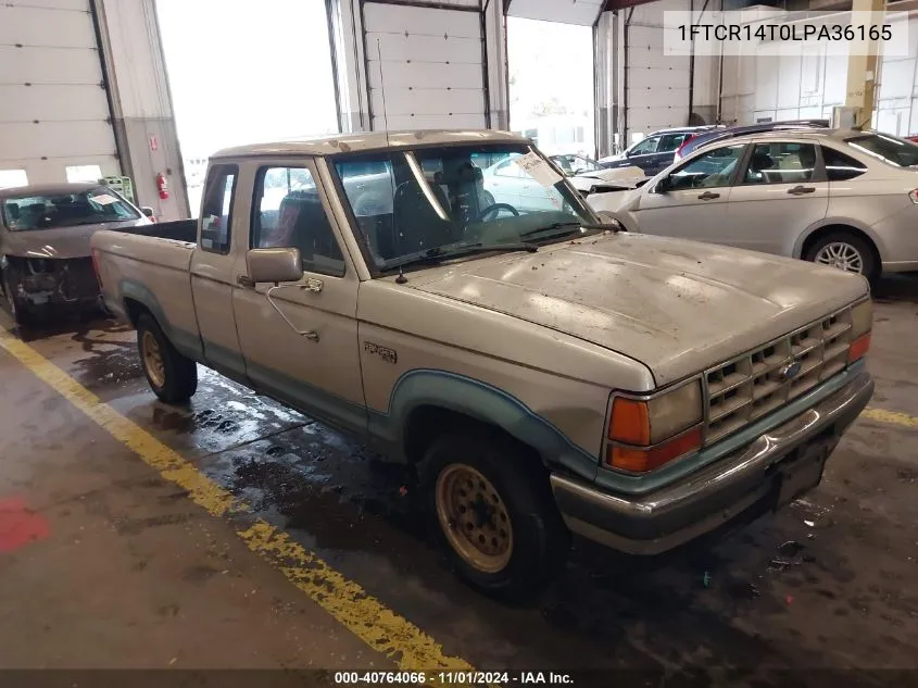 1990 Ford Ranger Super Cab VIN: 1FTCR14T0LPA36165 Lot: 40764066