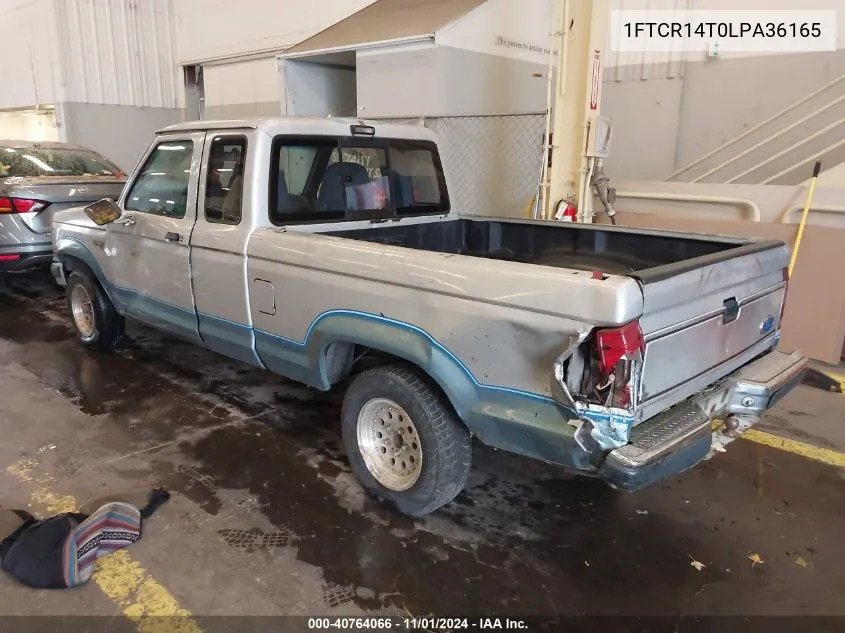 1990 Ford Ranger Super Cab VIN: 1FTCR14T0LPA36165 Lot: 40764066