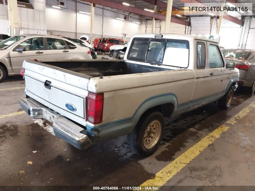 1990 Ford Ranger Super Cab VIN: 1FTCR14T0LPA36165 Lot: 40764066