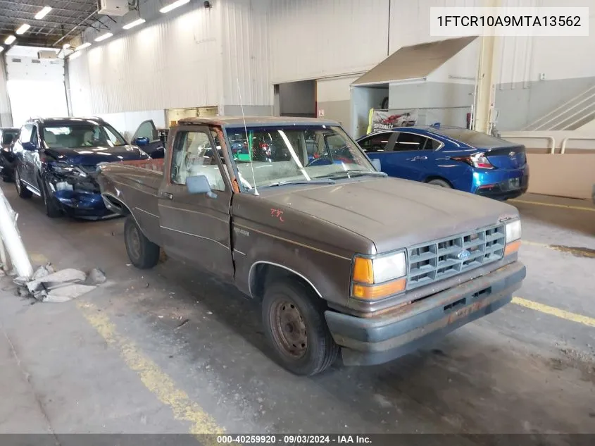 1991 Ford Ranger VIN: 1FTCR10A9MTA13562 Lot: 40259920