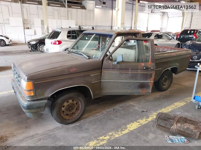 1991 Ford Ranger VIN: 1FTCR10A9MTA13562 Lot: 40259920