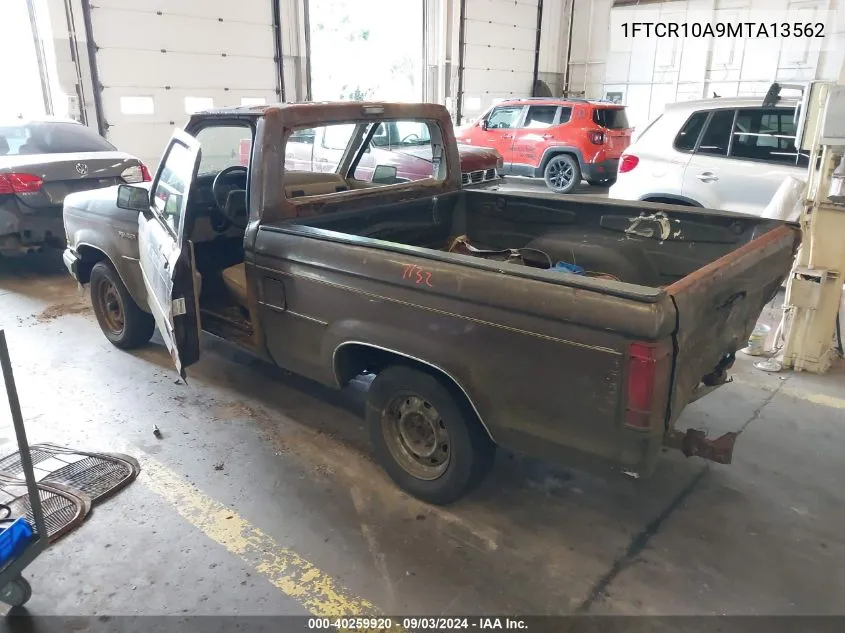 1991 Ford Ranger VIN: 1FTCR10A9MTA13562 Lot: 40259920