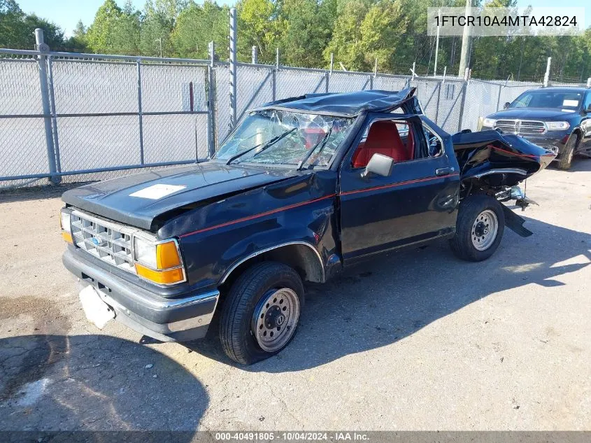 1991 Ford Ranger VIN: 1FTCR10A4MTA42824 Lot: 40491805