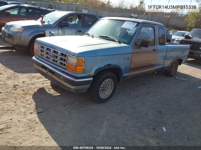 1991 Ford Ranger Super Cab VIN: 1FTCR14U3MPB15338 Lot: 40709324