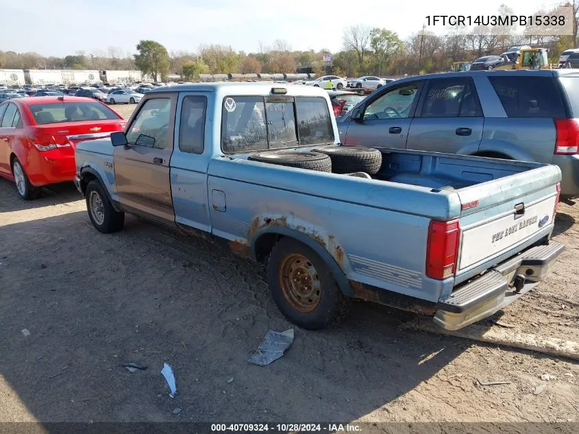 1991 Ford Ranger Super Cab VIN: 1FTCR14U3MPB15338 Lot: 40709324