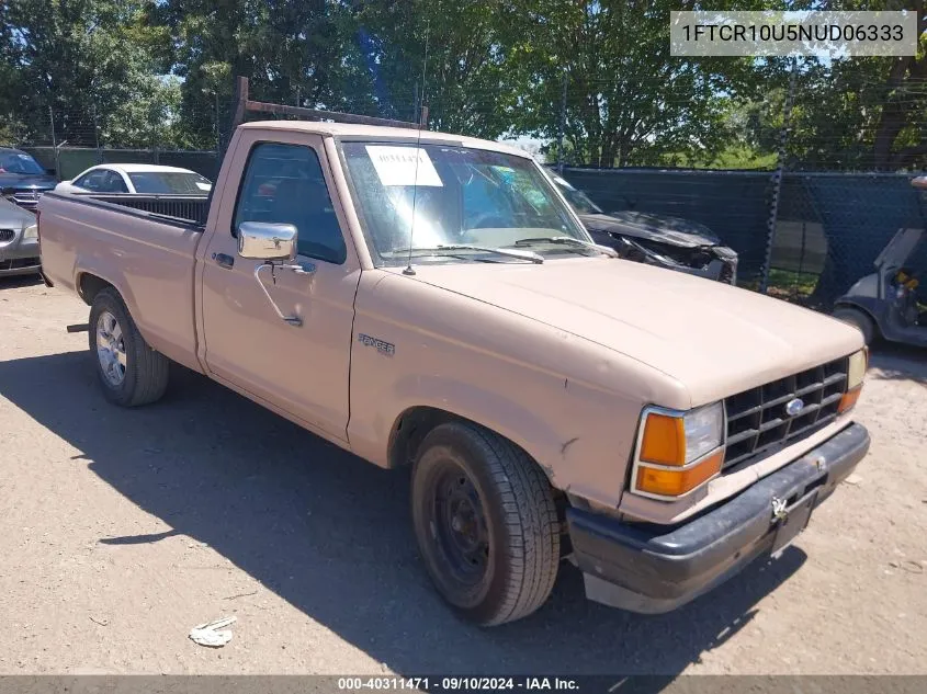 1992 Ford Ranger VIN: 1FTCR10U5NUD06333 Lot: 40311471