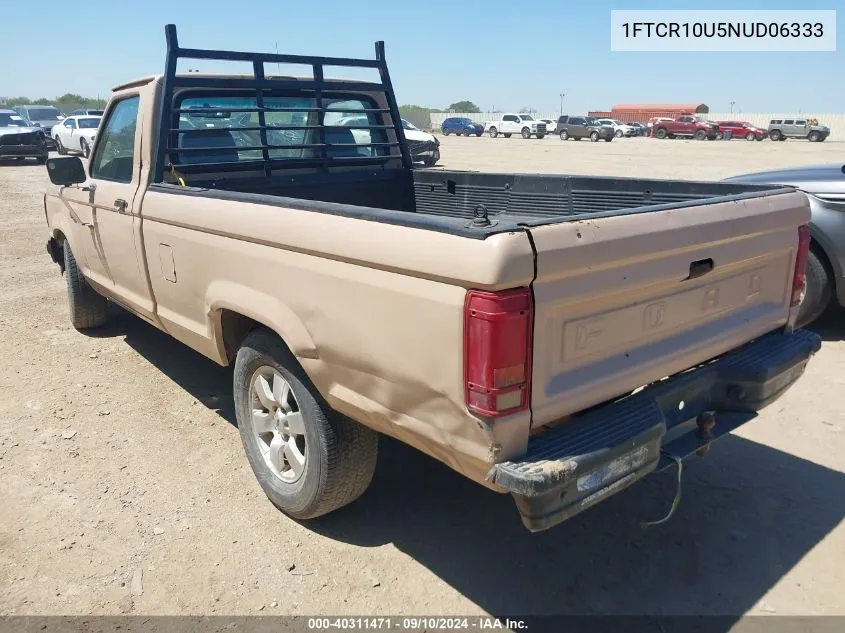 1992 Ford Ranger VIN: 1FTCR10U5NUD06333 Lot: 40311471