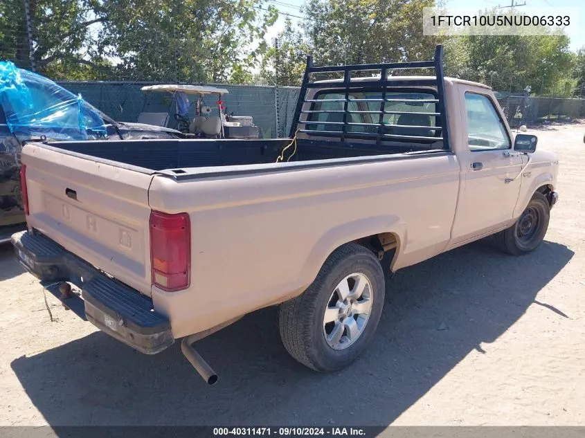 1992 Ford Ranger VIN: 1FTCR10U5NUD06333 Lot: 40311471