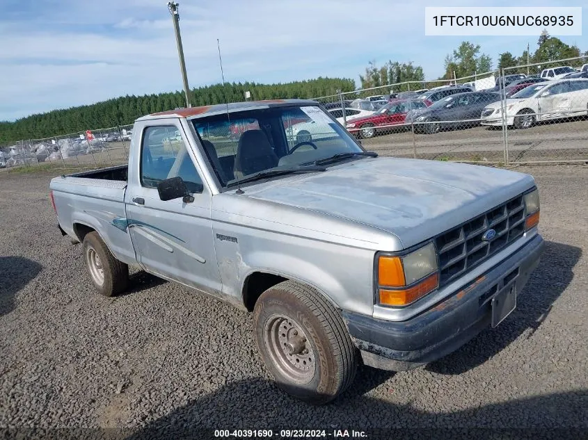 1992 Ford Ranger VIN: 1FTCR10U6NUC68935 Lot: 40391690